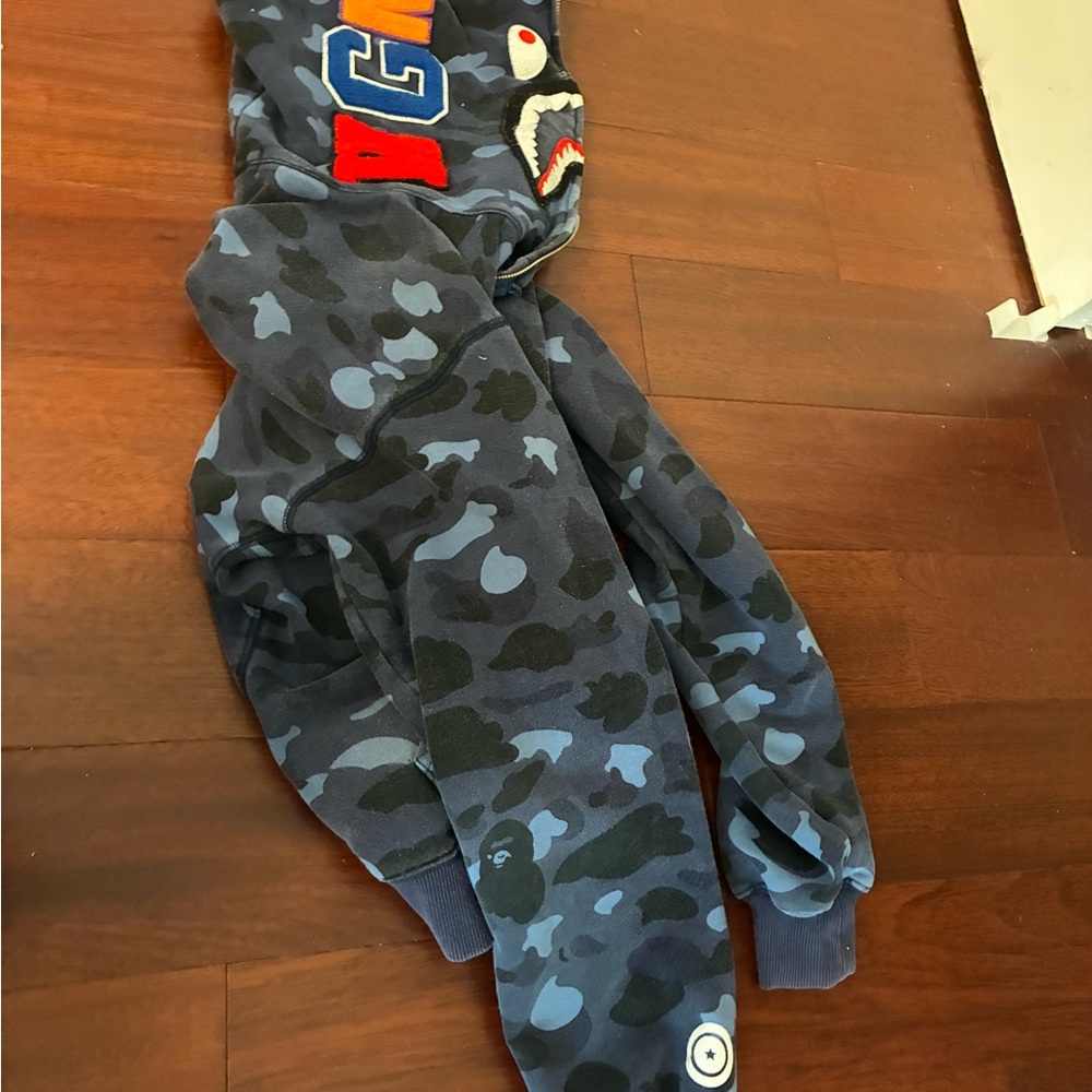 Men's Blue Camouflage Jacket